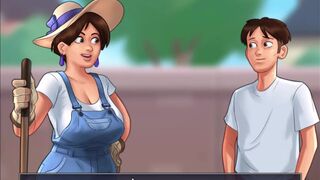 [Gameplay] Summertime Saga - Jessy plaid with her self