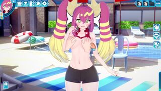 【エロゲーコイカツ！】遊戯王 Live☆Tw○nキスキル3DCG巨乳アニメ動画[Hentai Game Koikatsu!sunshine YuGiOh! Live☆Tw○n Ki-sikil]