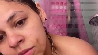 Homemade latina taking a shower before sex - More at Only Fans Xoco-Latina
