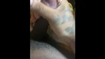 While Watching porn video – Jacking Dick While Watching Cartoons