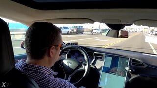 Driving a Tesla in LA (Youtube)