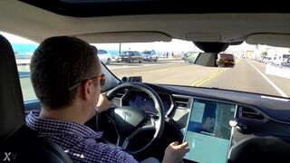 Driving a Tesla in LA (Youtube)