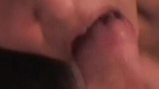 Nipple bar with spikes Blowjob Cum In Mouth for her fans - Andi & John