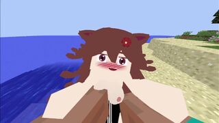 Minecraft Animation | Luna Porn | Try Not to Cum | Sex On The Beach And In The Cabin | Jenny Mod