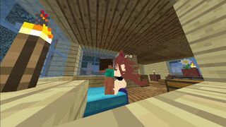 Minecraft Animation | Luna Porn | Try Not to Cum | Sex On The Beach And In The Cabin | Jenny Mod