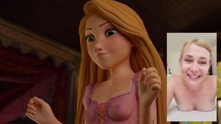 rapunzel footjob