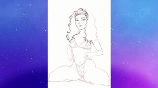Emma Fiore Fan Art Hentai Speed Painting (Time-Lapse) by Rumania