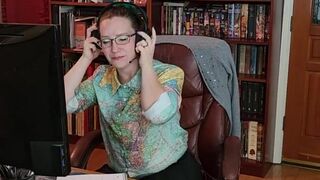 Molly Locke in Sexy Librarian Fantasy! Full video on my Only Fans.