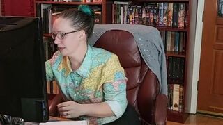 Molly Locke in Sexy Librarian Fantasy! Full video on my Only Fans.