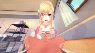 ⭐ My Dress Up Darling: Marin Kitagawa Sex with a Beautiful Girl. (3D Hentai)