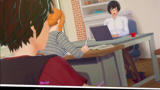 [Gameplay] Knight of Love - Pussy eating at school (19)
