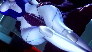 SEXY ANDROID GIRL fucks the ENTIRE spaceship CREW - 3D porn 60 FPS - Game porn - Hentai + POV