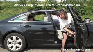 Two Grannies Just Fucked Me in Public!