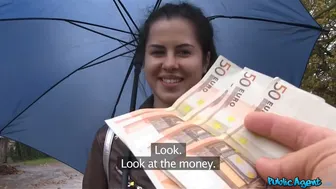Public Agent - Wet Russian Speads Legs For Cash
