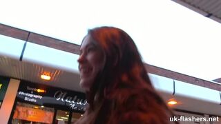Ava Delush pissing herself in public