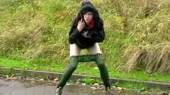 Lassie porn video – UK Flashers - Lassie Pissing And Masturbating In Public