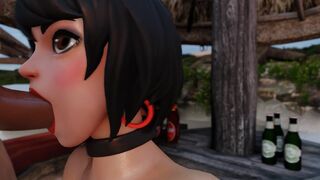 Fortnite Evie Gives A Best Blowjob Keeps Sucking Tii Cum in Mouth