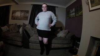 Faphouse - MILF Undressing in Knee Boots with Big Tits and Ass