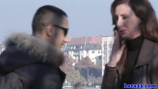 Mature euro slut picks up stranger for fuck