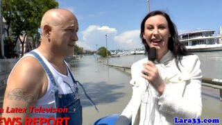 British news lady enjoys hardcore fuck after interview