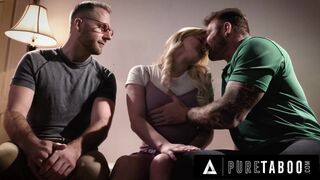 Pure Taboo - PURE TABOO Freaky Neighbors Take Advantage Of Teen Eliza Eves Kindness By Fucking Her In Threesome