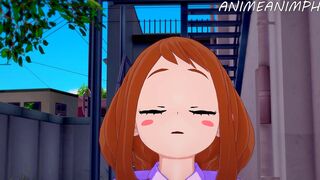 Deku Fucks Ochako Uraraka During their First Date Until Creampie - My Hero Academia Anime Hentai 3d