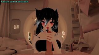 Your horny catgirl maid makes you cum~❤️ [JOI, POV, VRChat ERP, Jerk off challenge, Fap hero]