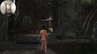 RISE OF THE TOMB RAIDER NUDE EDITION COCK CAM GAMEPLAY #6