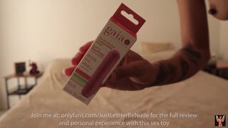 Sex Coach Reviewing Sex Toy & Dancing Nude