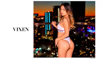 Vixen - Lusty Asian Model Lulu Chu Jumps On A Long White Penis