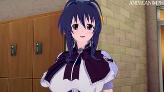 Fucking Akeno Himejima from Highschool DxD Until Creampie - Anime Hentai 3d Uncensored