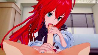 Fucking Rias Gremory from Highschool DxD Until Creampie - Anime Hentai 3d Uncensored
