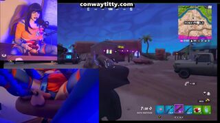 Fortnite + Dragon Ball Z Cosplay with Fucking Machine - Naked Twitch Stream (Full Video on ONLYFANS)