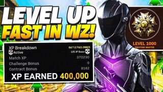 I hit LEVEL 1000 in 2 DAYS and here is how i did it... (FASTEST Way To Rank Up in Warzone)