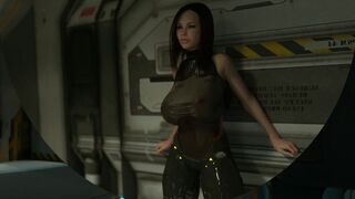 LUNAR Harvest - FUTA Martian Fuck sexy Earth girl on Space ship