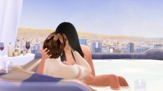 Olivia's First Threesome With Zendaya - 3d Hentai