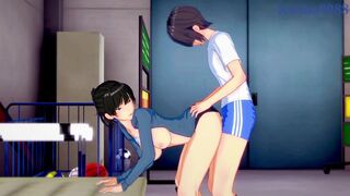 Hibiki Tsukahara and I have intense sex in the warehouse. - Amagami Hentai