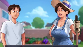 [Gameplay] Summertime Saga - She Gave Him A Handjob In The Shower And Cleaned Him Up