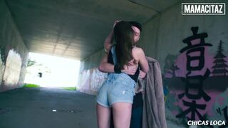 Evelina Darling Takes Her Boyfriend Outside For A Quick Fuck