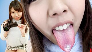 An Mizutani's Intimate Mouth Selfie Exploration