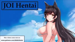 JOI hentai with a horny slut, in Spanish.