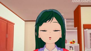 Fucking Deku's Mom Inko Midoriya Until Creampie - My Hero Academia Anime Hentai 3d Uncensored