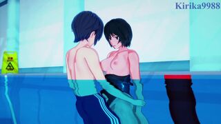 Ai Nanasaki and I have intense sex in the pool. - Amagami Hentai