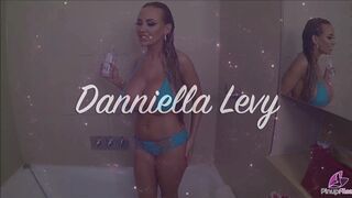 Danniella Levy super hot on her wet photoshoot in the bath tub