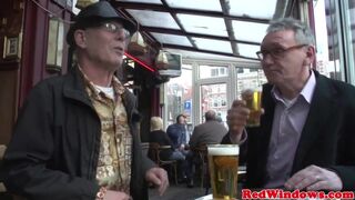 Young dutch whore vs old dirty tourist