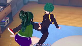 Deku Midoria has sex with Inko | My Hero Academia