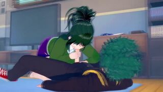 Deku Midoria has sex with Inko | My Hero Academia