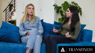 Trans Fixed - TRANSFIXED - Jade Venus Is FREE USE FUCKED By Charlotte Sins While Giving CLIENT THERAPY SESSION