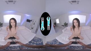 Brunette Cums Hard On Big Dick In VR