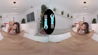 Asian Vina Sky Gifted Sex For Christmas In VR